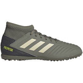Scarpe da calcio Adidas Predator 19.3 Tf Jr EF8220 verde multicolore