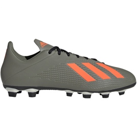Scarpe da calcio Adidas X 19.4 M FxG EF8368 verde verde