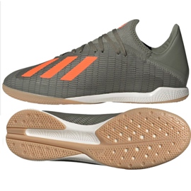 Scarpe indoor adidas X 19.3 In M EF8367 grigio grigio