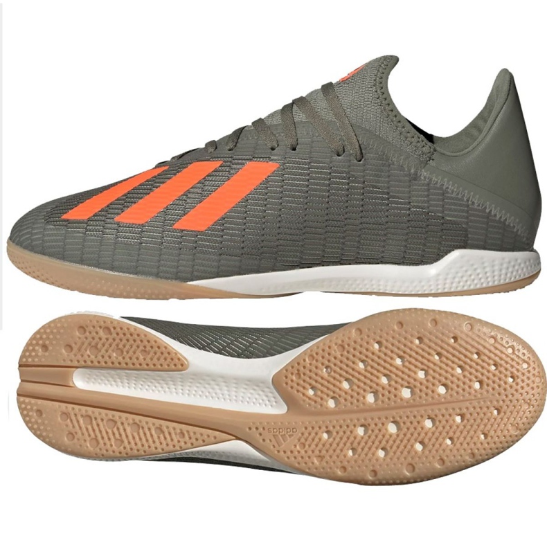 Scarpe indoor adidas X 19.3 In M EF8367 grigio grigio