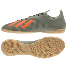 Scarpe da calcio Adidas X 19.4 In M EF8373 grigio
