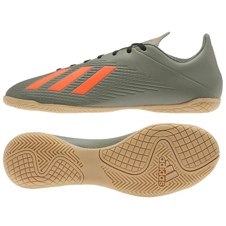 Scarpe da calcio Adidas X 19.4 In M EF8373 grigio