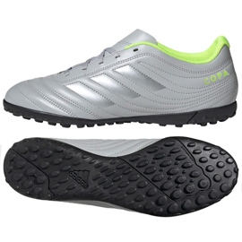Scarpe da calcio Adidas Copa 20.4 Tf M EF8356 grigio argento