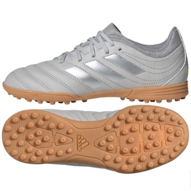 Scarpe da calcio Adidas Copa 20.3 Tf Jr EF8343 grigio grigio