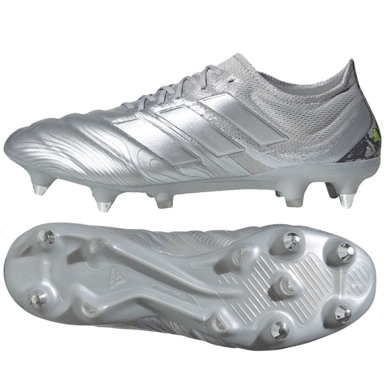 Scarpe da calcio Adidas Copa 20.1 Sg M EF8325 grigio d'argento