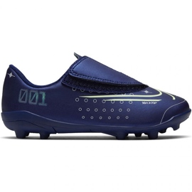 Nike Mercurial Vapor 13 Club Mds Mg PS (V) Jr CJ1149 401 scarpe da calcio blu blu navy