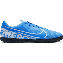 Nike Mercurial Vapor 13 Club M Tf AT7999 414 scarpe da calcio blu blu