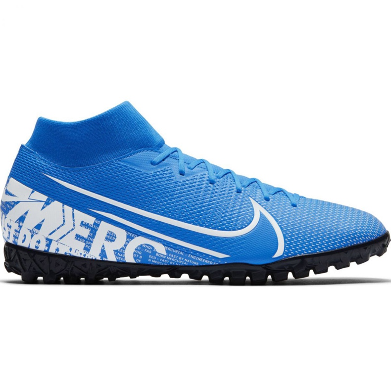 Nike Mercurial Superfly 7 Academy M Tf AT7978 414 scarpe da calcio multicolore blu
