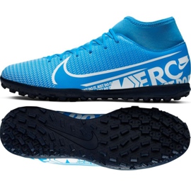 Nike Mercurial Superfly 7 Club M Tf AT7980 414 scarpe da calcio multicolore blu
