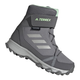 Scarpe Adidas Terrex Snow Cf Cp Cw Jr G26580 grigio