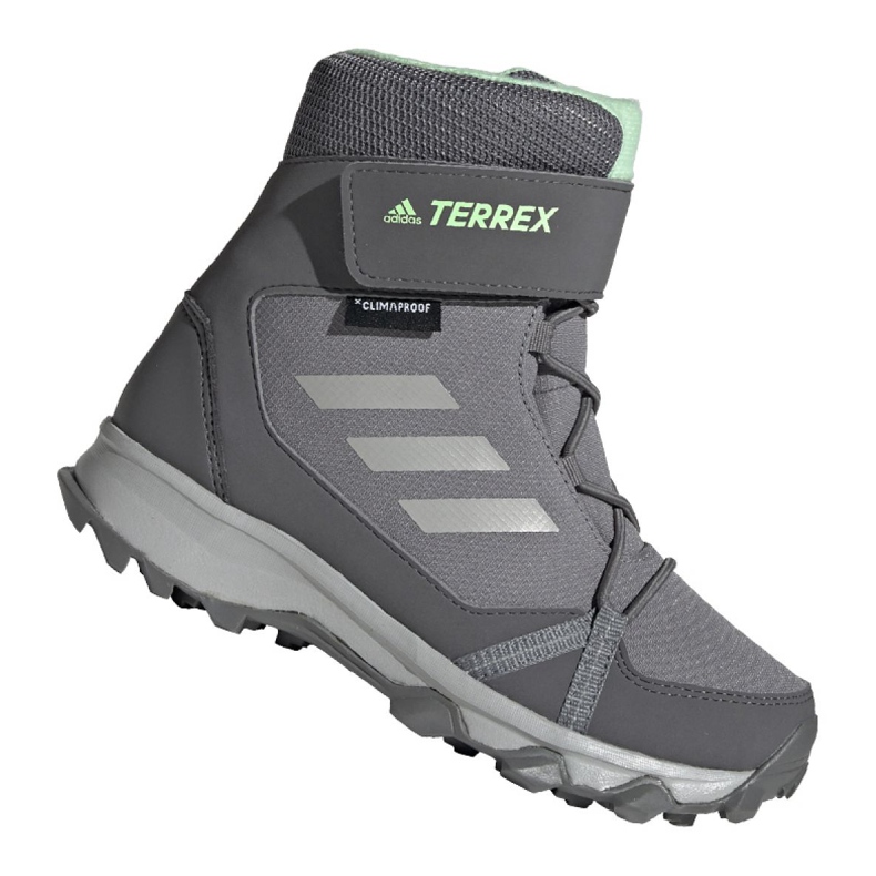 Scarpe Adidas Terrex Snow Cf Cp Cw Jr G26580 grigio