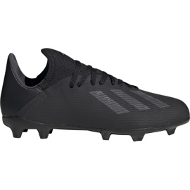 Le scarpe da calcio adidas X 19.3 Fg Jr F35364 nero nero