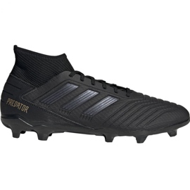 Scarpe da calcio Adidas Predator 19.3 Fg M F35594 nero nero