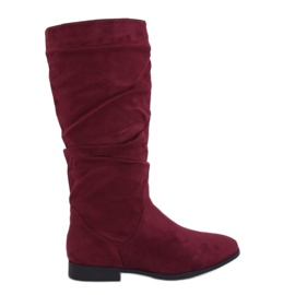 Stivali bassi, bordeaux M629 Wine rosso