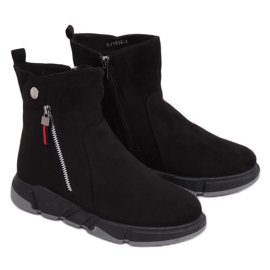 Stivali neri in stile sportivo SJ1938 Black nero