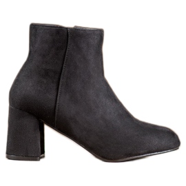 SHELOVET Stivali classici in pelle scamosciata nero