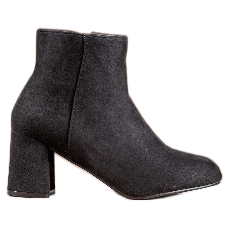 SHELOVET Stivali classici in pelle scamosciata nero
