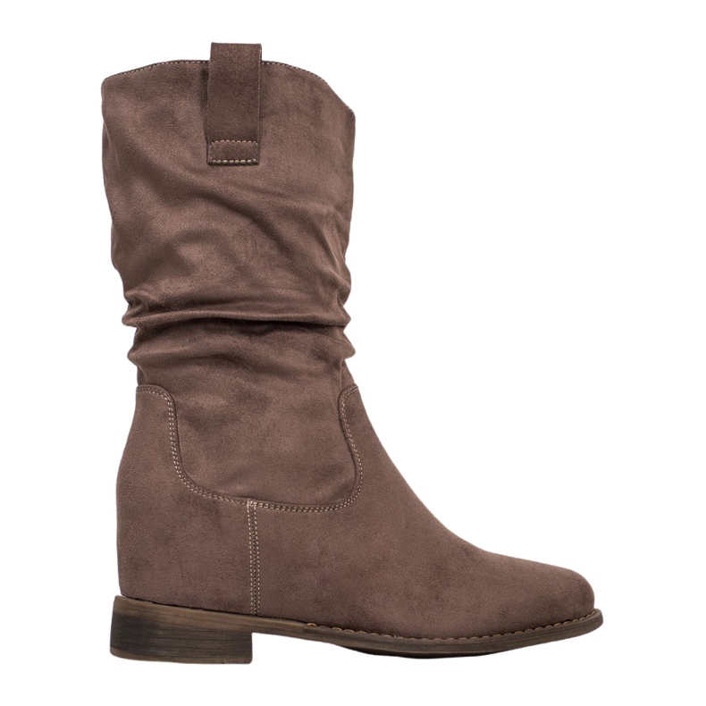 Super Mode Stivali da cowboy classici cachi verde