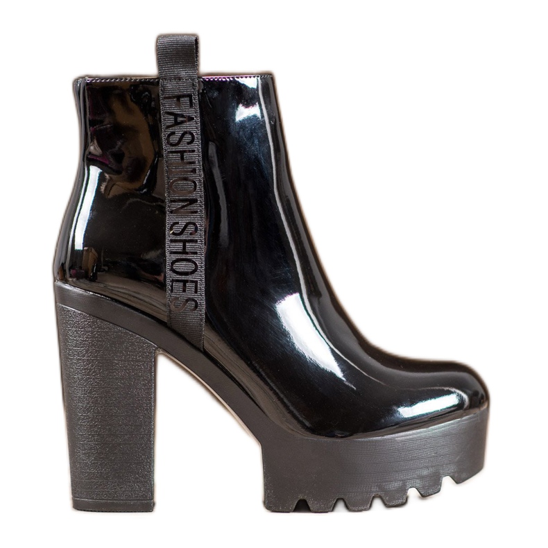 Seastar Stivali alla moda laccati nero