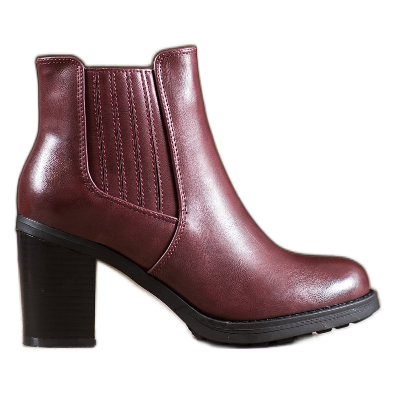 Comer Stivali in ecopelle rosso