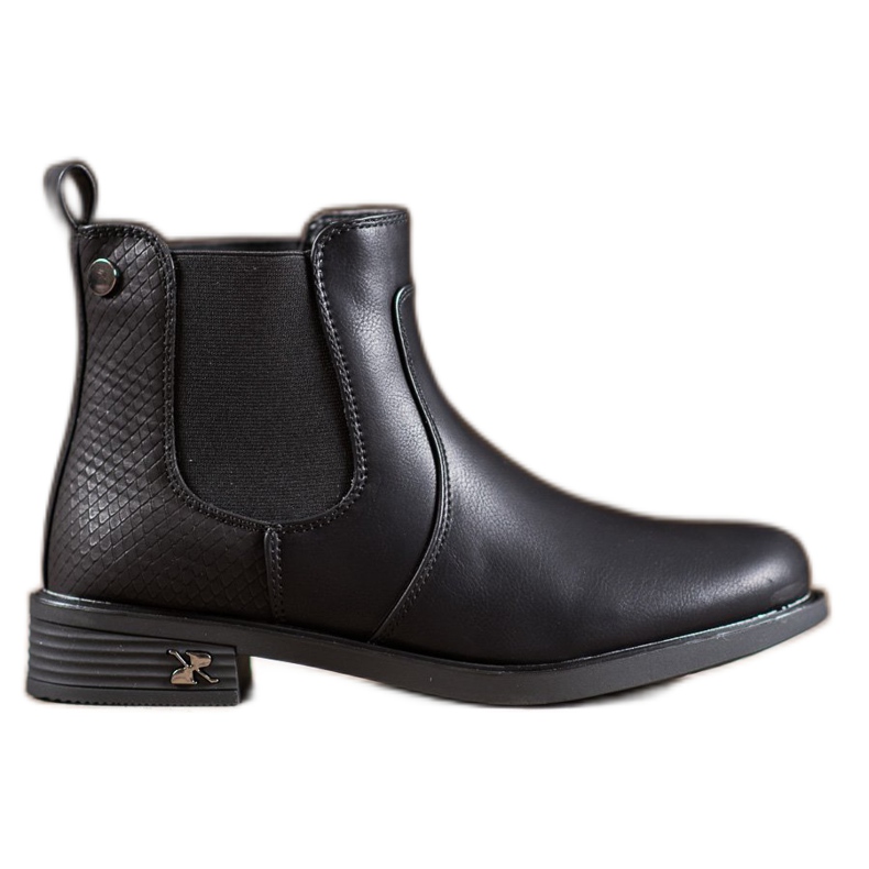 SHELOVET Stivaletti Chelsea in ecopelle nero