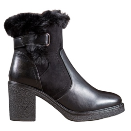 SHELOVET Stivali Con Pelliccia nero