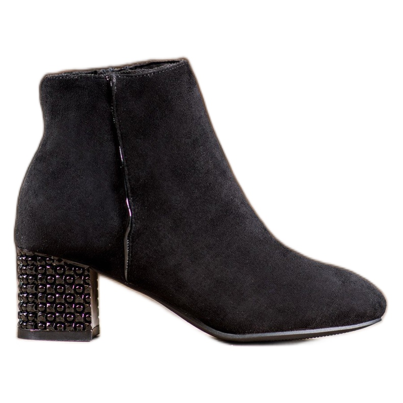 SHELOVET Stivali Con Tacco Decorativo nero