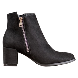 SHELOVET Stivali classici in pelle scamosciata nero