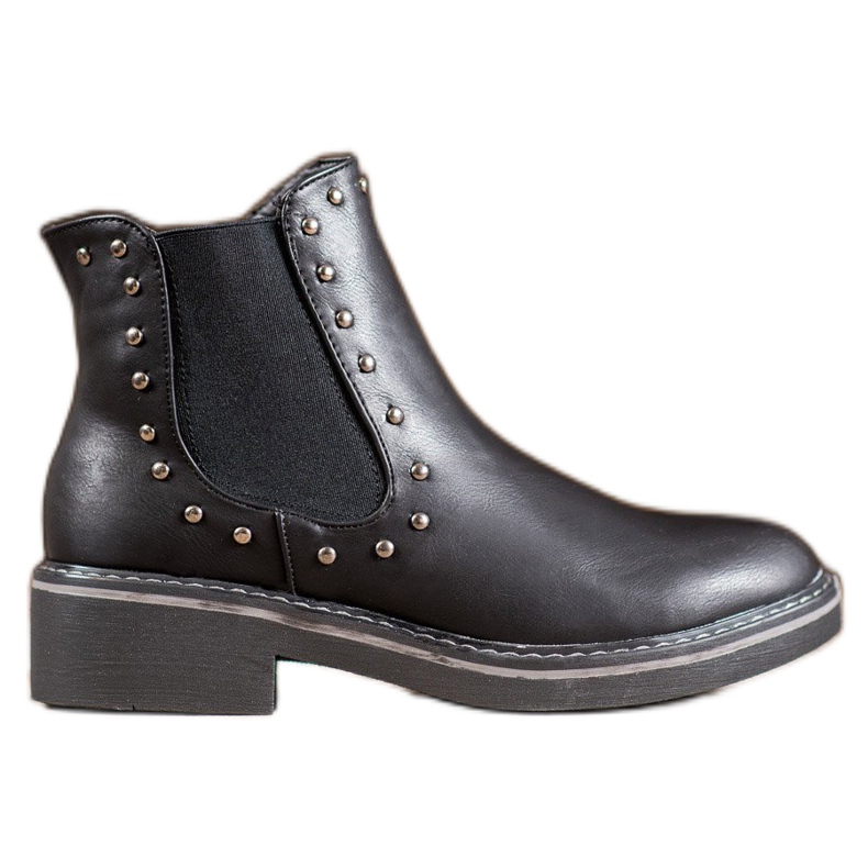 SHELOVET Stivali Con Strass nero