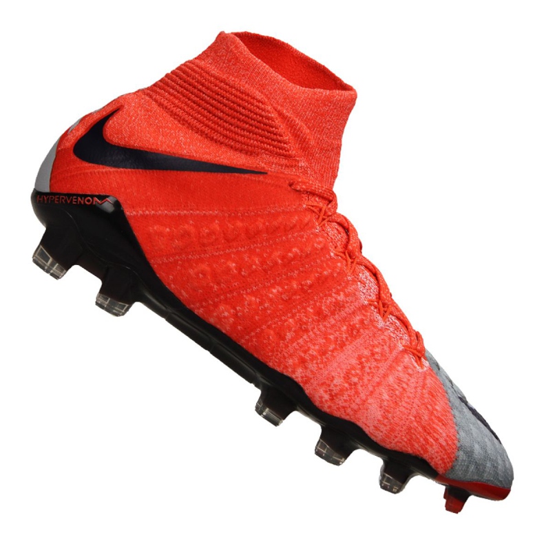 Nike Wmns Hypervenom Phantom 3 Df Fg M 881545-058 scarpe da calcio multicolore rosso
