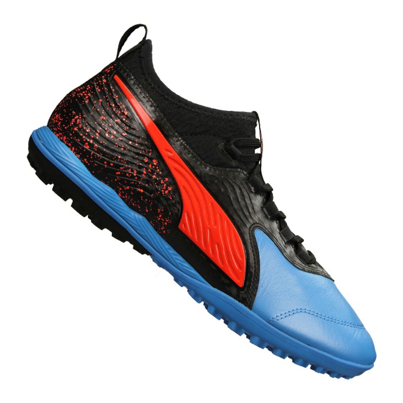 Scarpe da calcio Puma One 19.3 Lth Tt Tr M 105489-01 multicolore nero