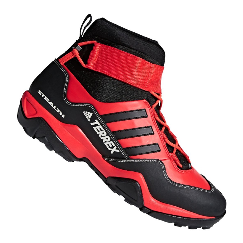 Scarpe da trekking adidas Terrex Hydro Lace M CQ1755 nero rosso