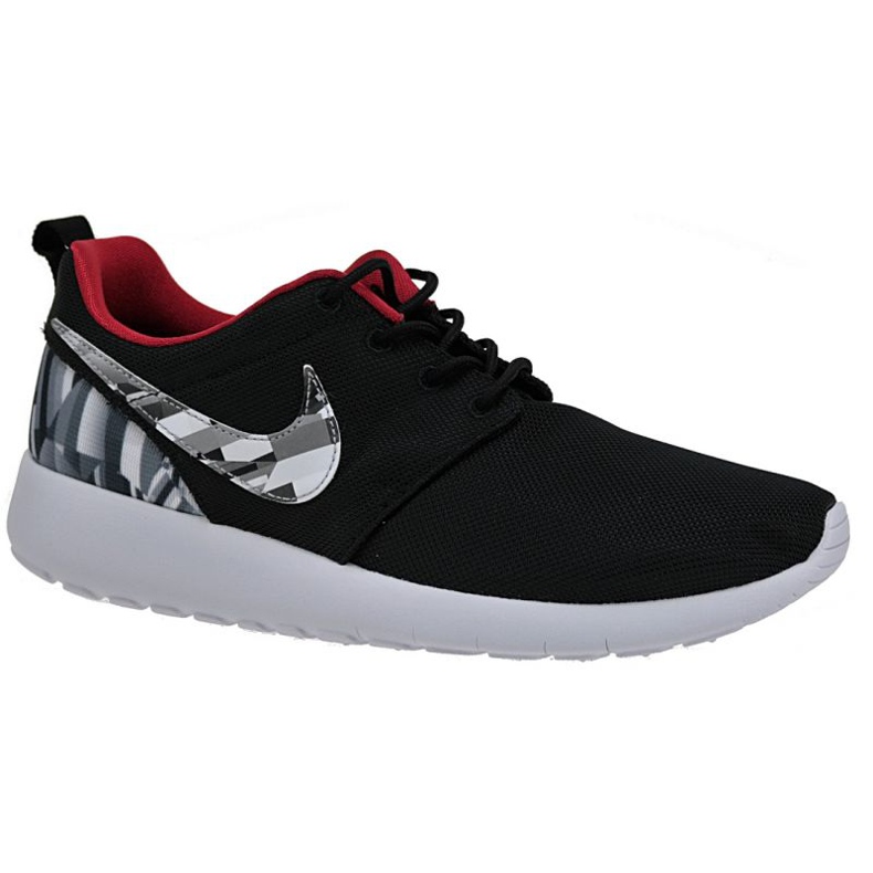 Nike Roshe One Print Gs W 677782-012 scarpe nero
