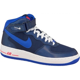 Nike Air Force 1 Mid Gs W 314195-412 scarpe blu navy