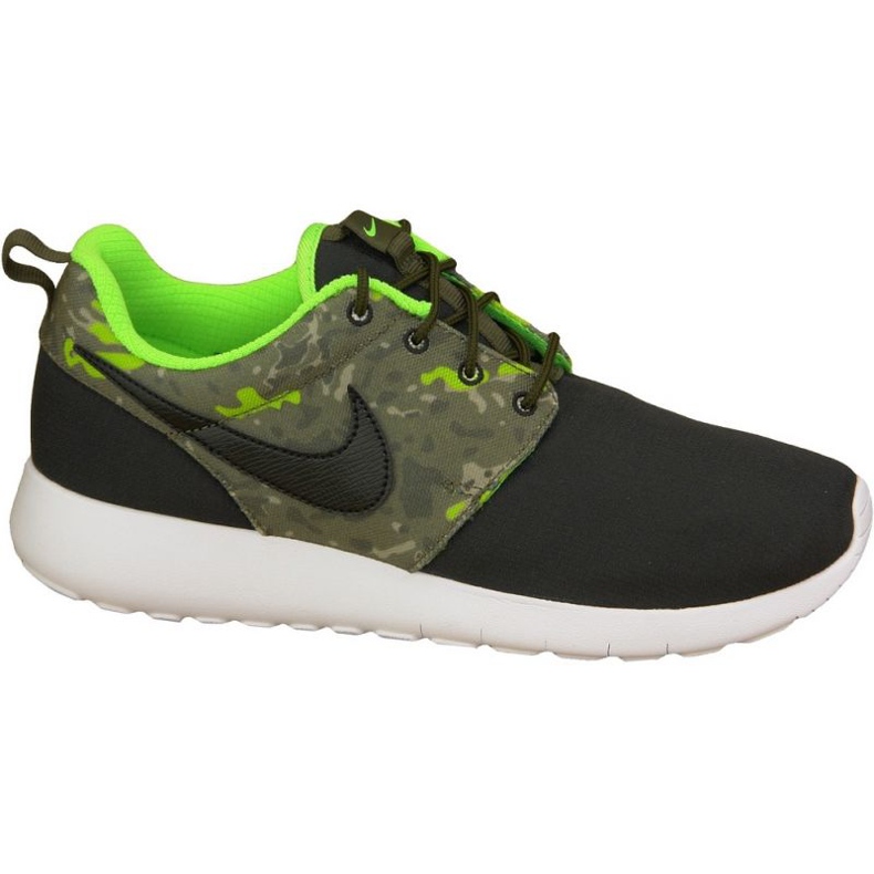 Scarpa Nike Roshe One Print Gs M 677782-008 nero multicolore verde
