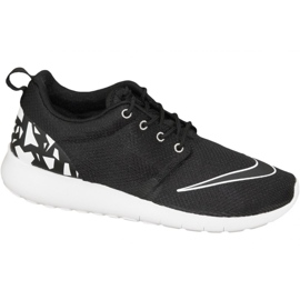 Nike Roshe One Fb Gs W 810513-001 scarpe bianco nero