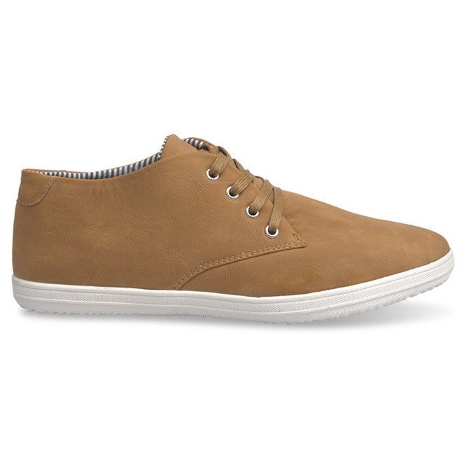 Sneakers Alte Alla Moda 3232 Cammello marrone