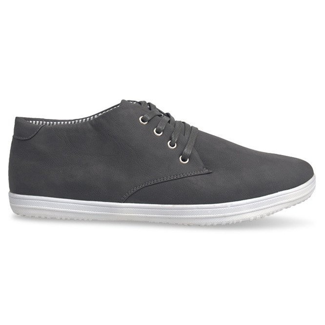 Sneakers alte alla moda 3232 grigie grigio