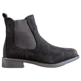 Ideal Shoes Stivaletti Chelsea casual nero