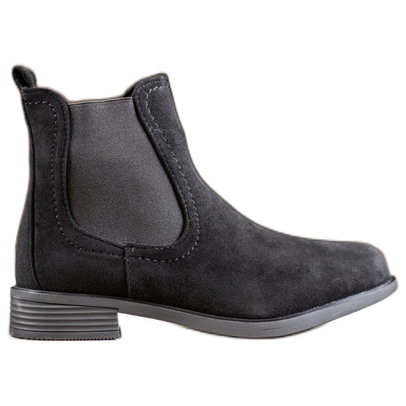 Ideal Shoes Stivaletti Chelsea casual nero