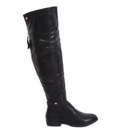 Stivali da equitazione neri, moschettieri neri 1943-50A nero