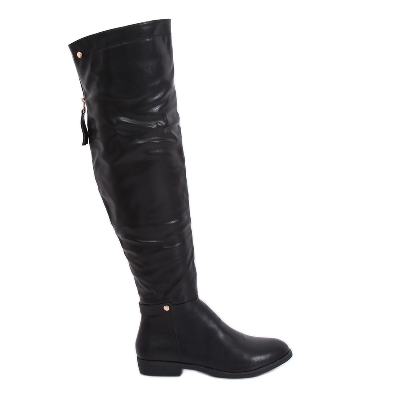 Stivali da equitazione neri, moschettieri neri 1943-50A nero