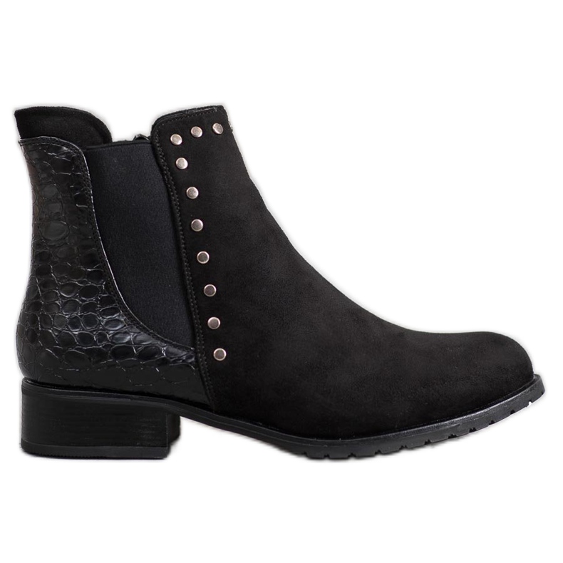 SHELOVET Stivali neri alla moda nero