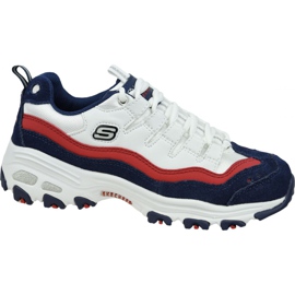 Scarpe Skechers D'Lites W 13141-WNVR bianca