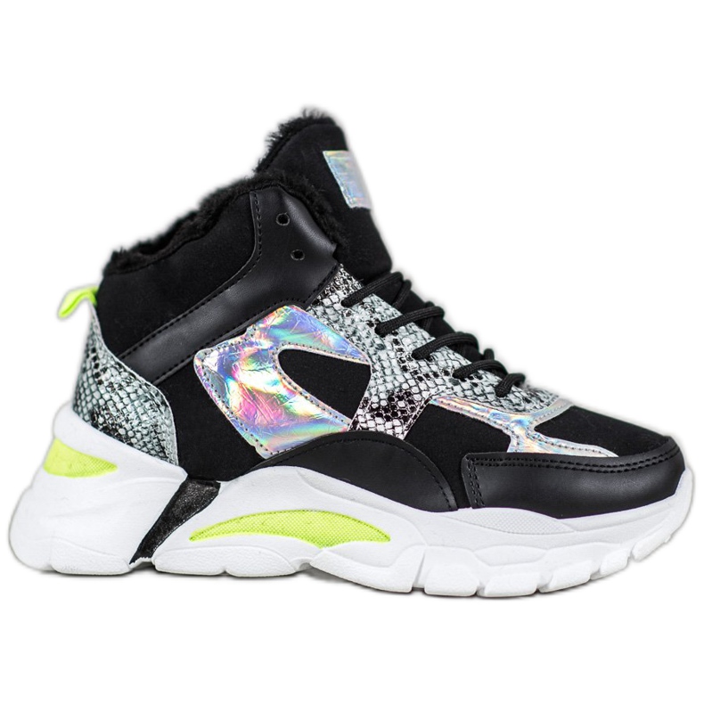 Bella Paris Sneakers Con Effetto Holo nero