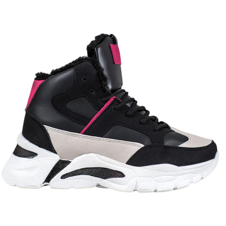 Bella Paris Sneakers Con Pelliccia nero multicolore