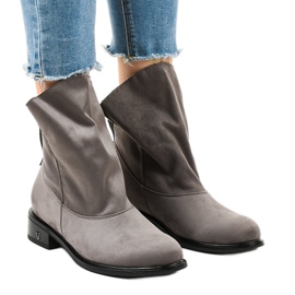 Stivali isolanti piatti grigi 6672-7 grigio
