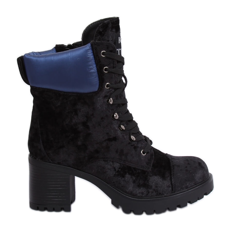 Lavoratori in velluto nero K1835203 Negro