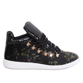 Sneakers in velluto K1834206 Flores nero multicolore