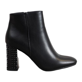 SHELOVET Stivali Con Tacco Decorativo nero